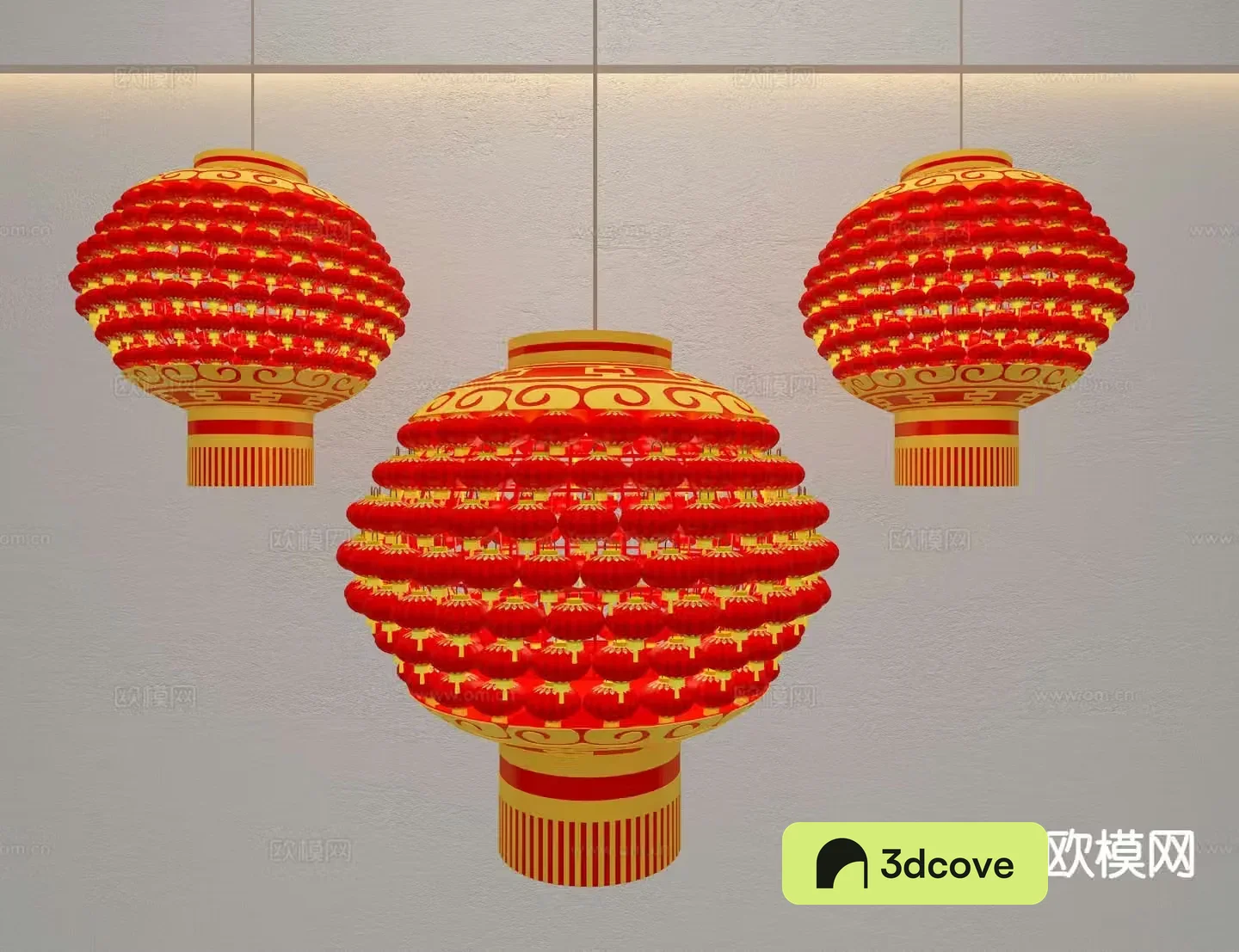 Chinese decorative lamp red lantern