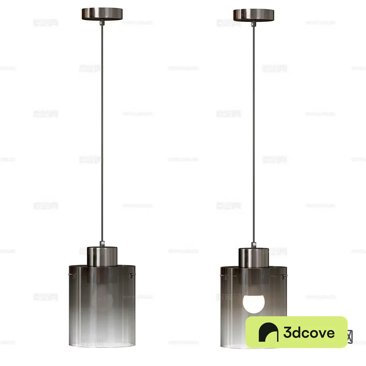 Modern glass chandelier bedside small chandelier