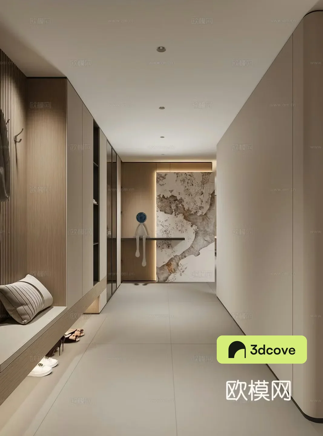Modern entrance