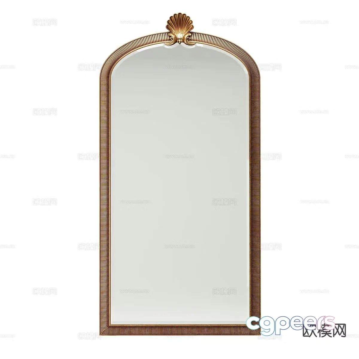 mirror decorative mirror hanging mirror 3d model