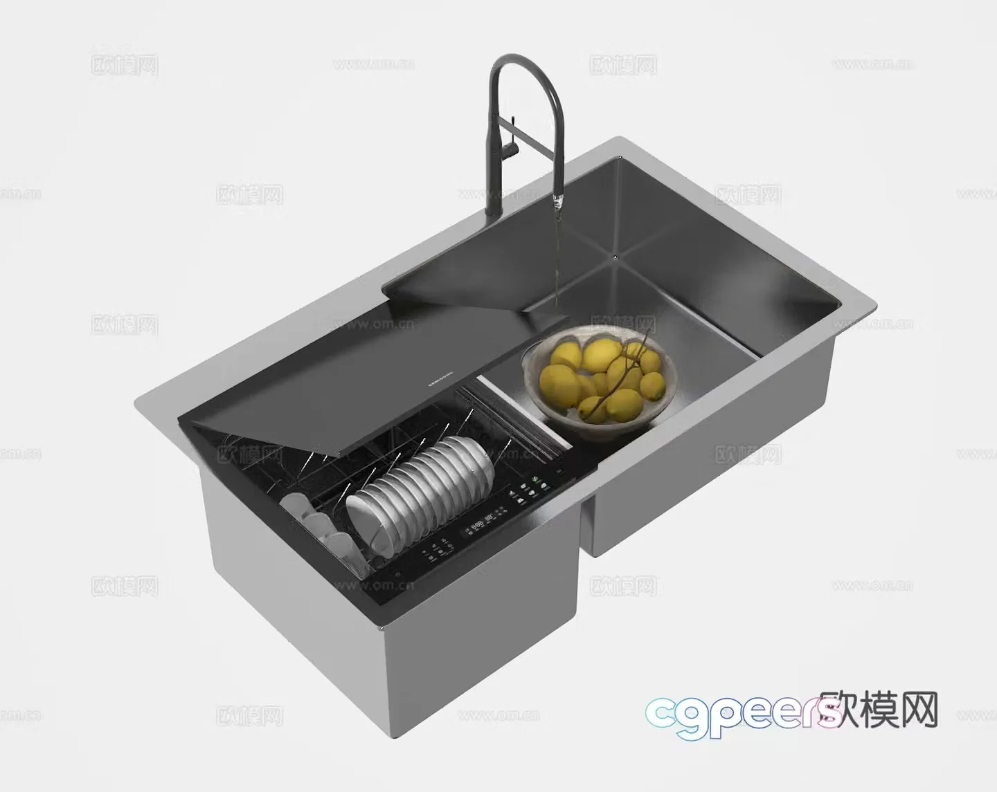 3D model of washing basin