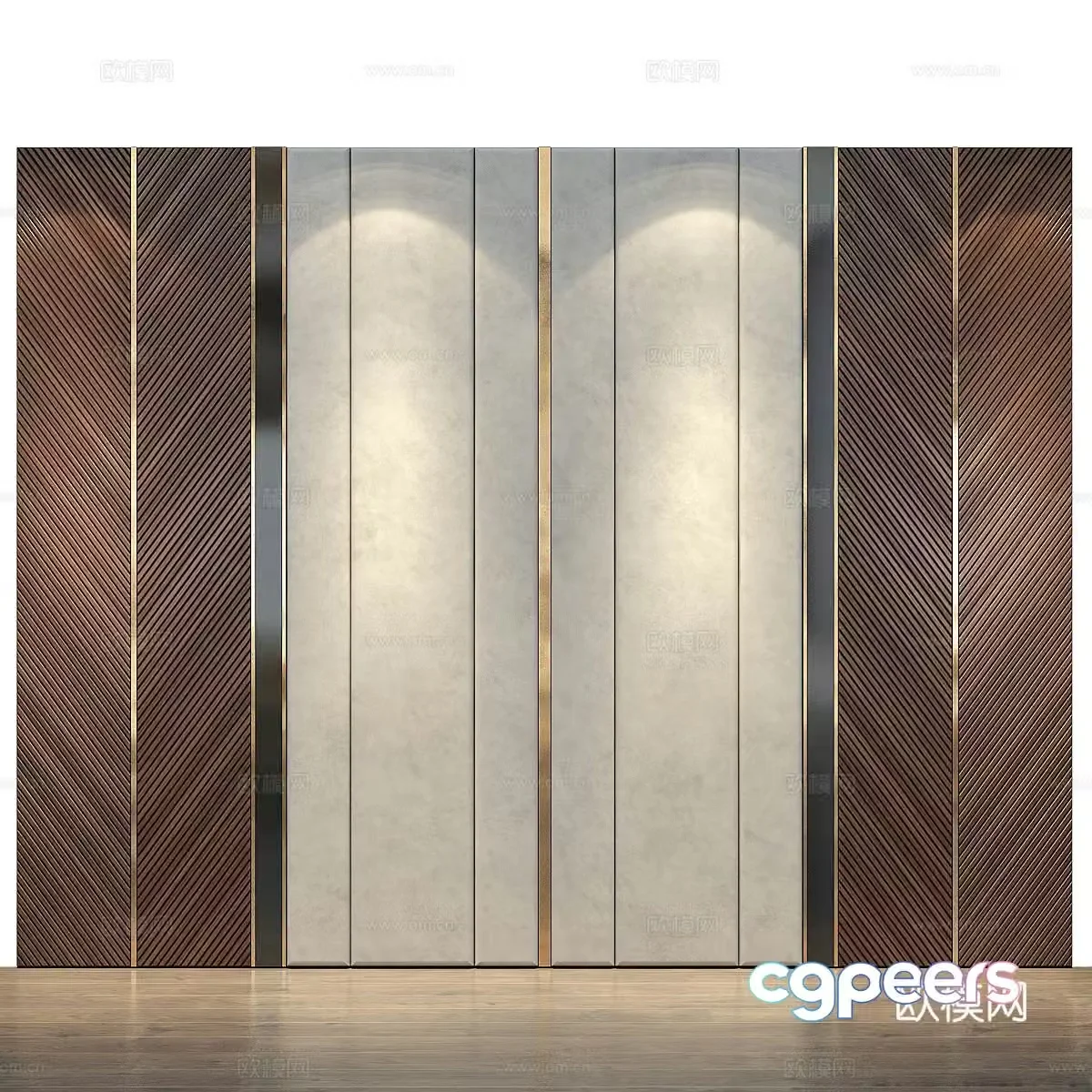 Background wall 3d model