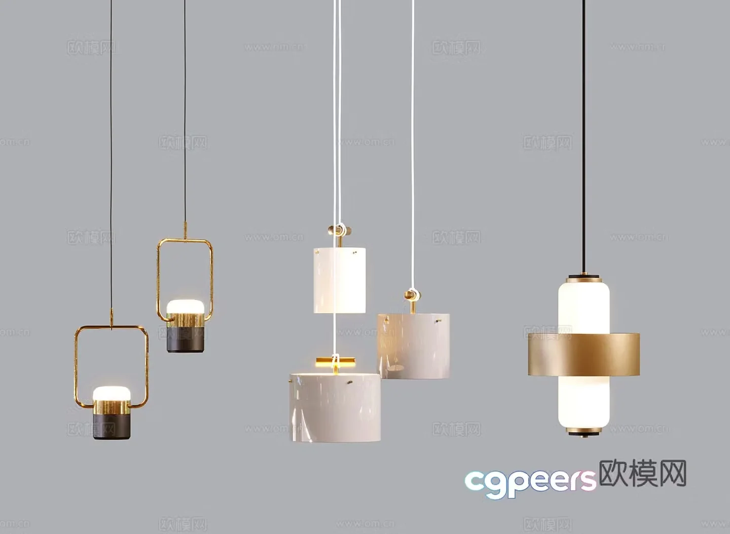 Modern small chandelier bedside chandelier restaurant chandelier 3d model