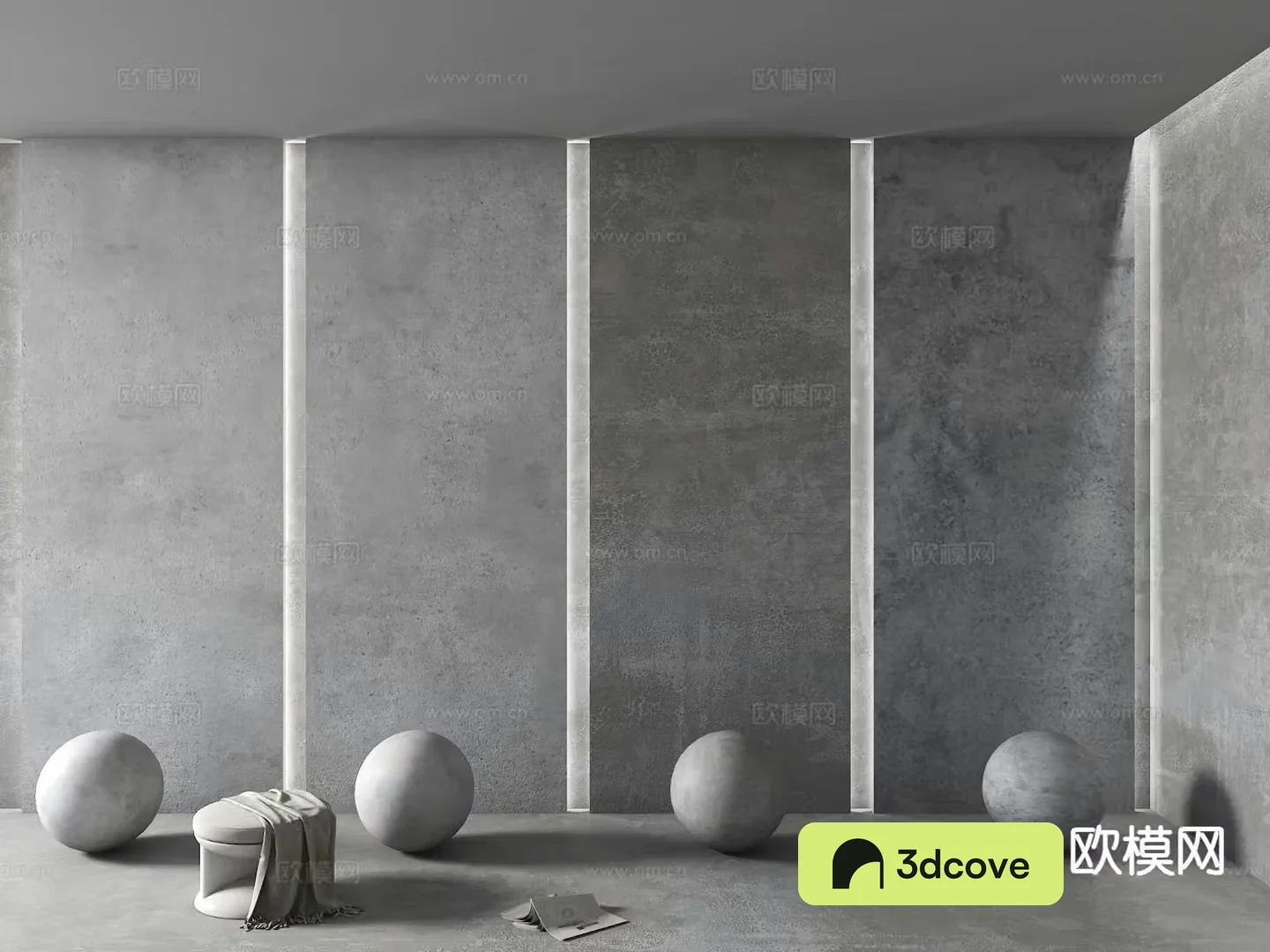 Concrete wall Cement wall Concrete floor