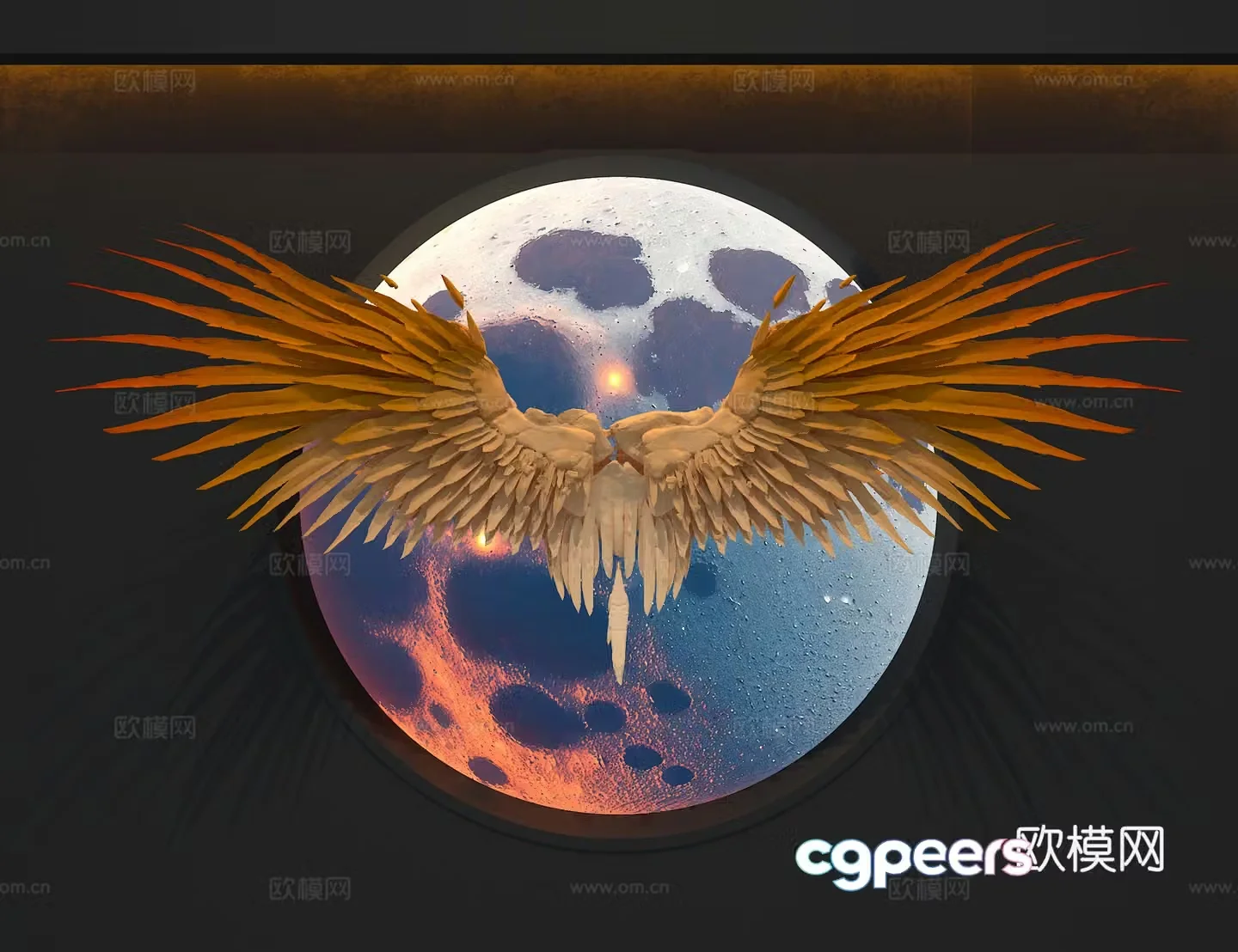Wings 3d model
