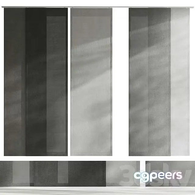 3ds Max Free – Panel Curtains