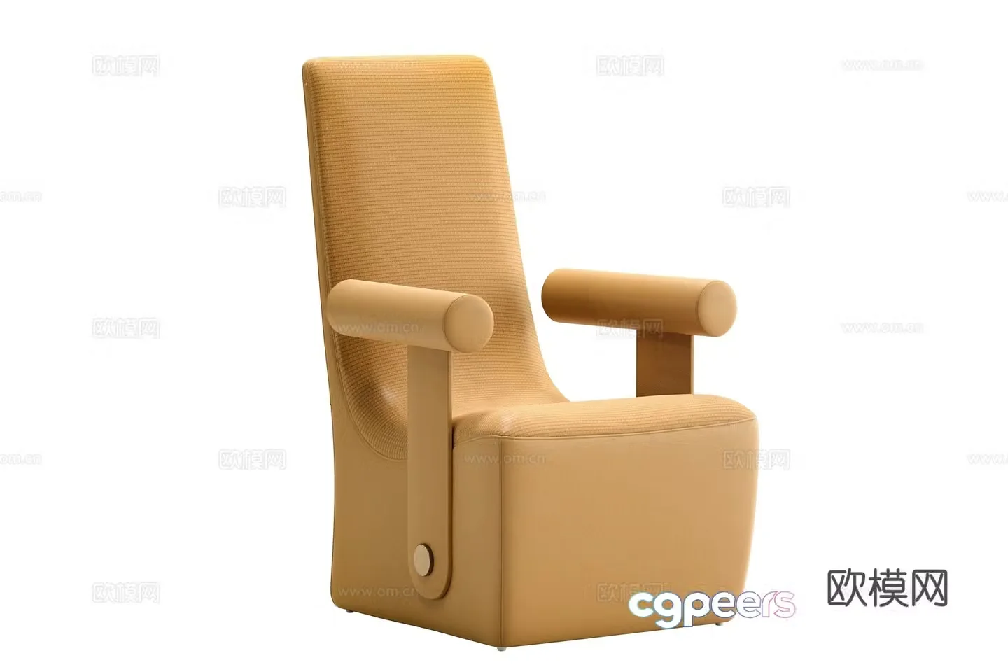 Light luxury leisure chair 3D model