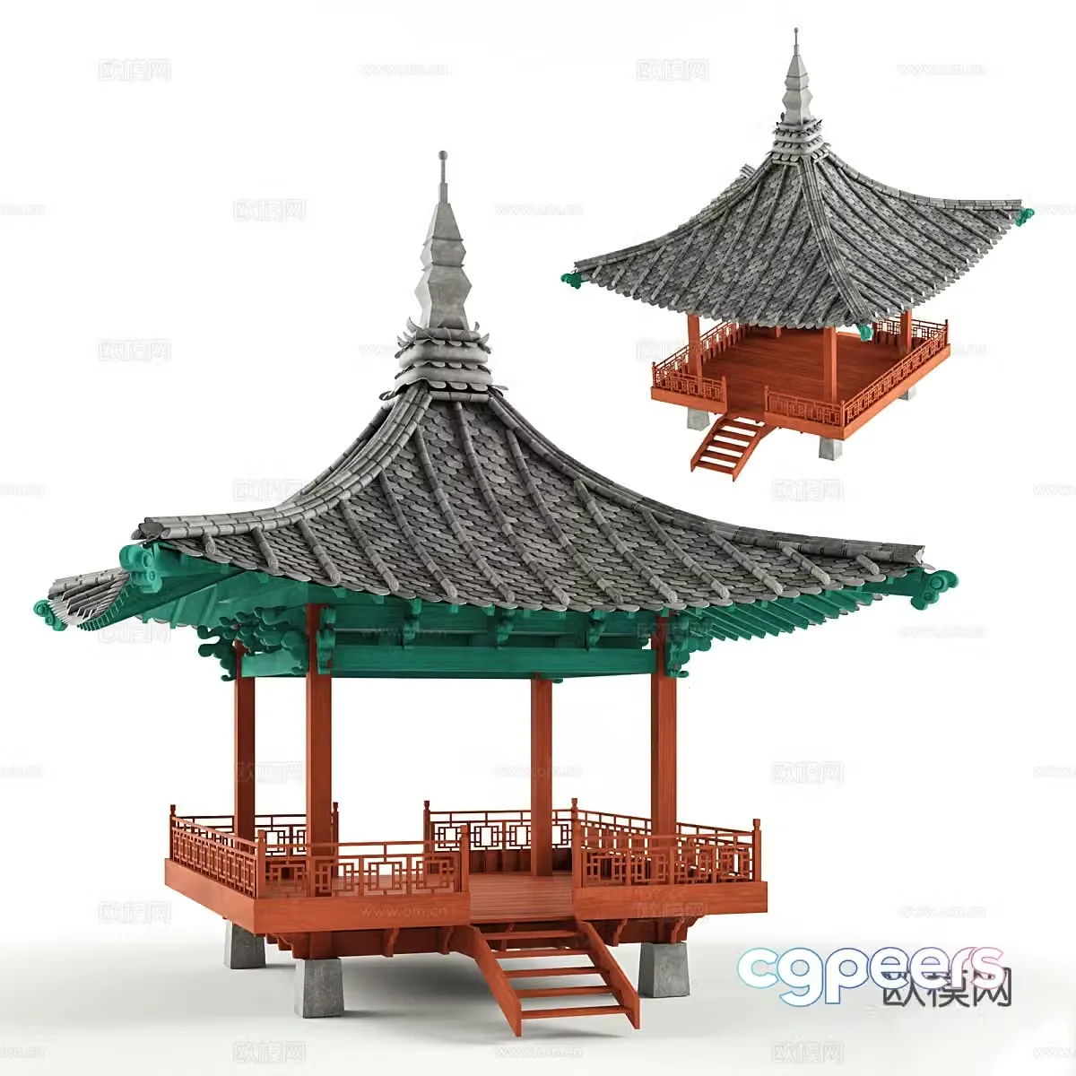 Gazebo 3d model