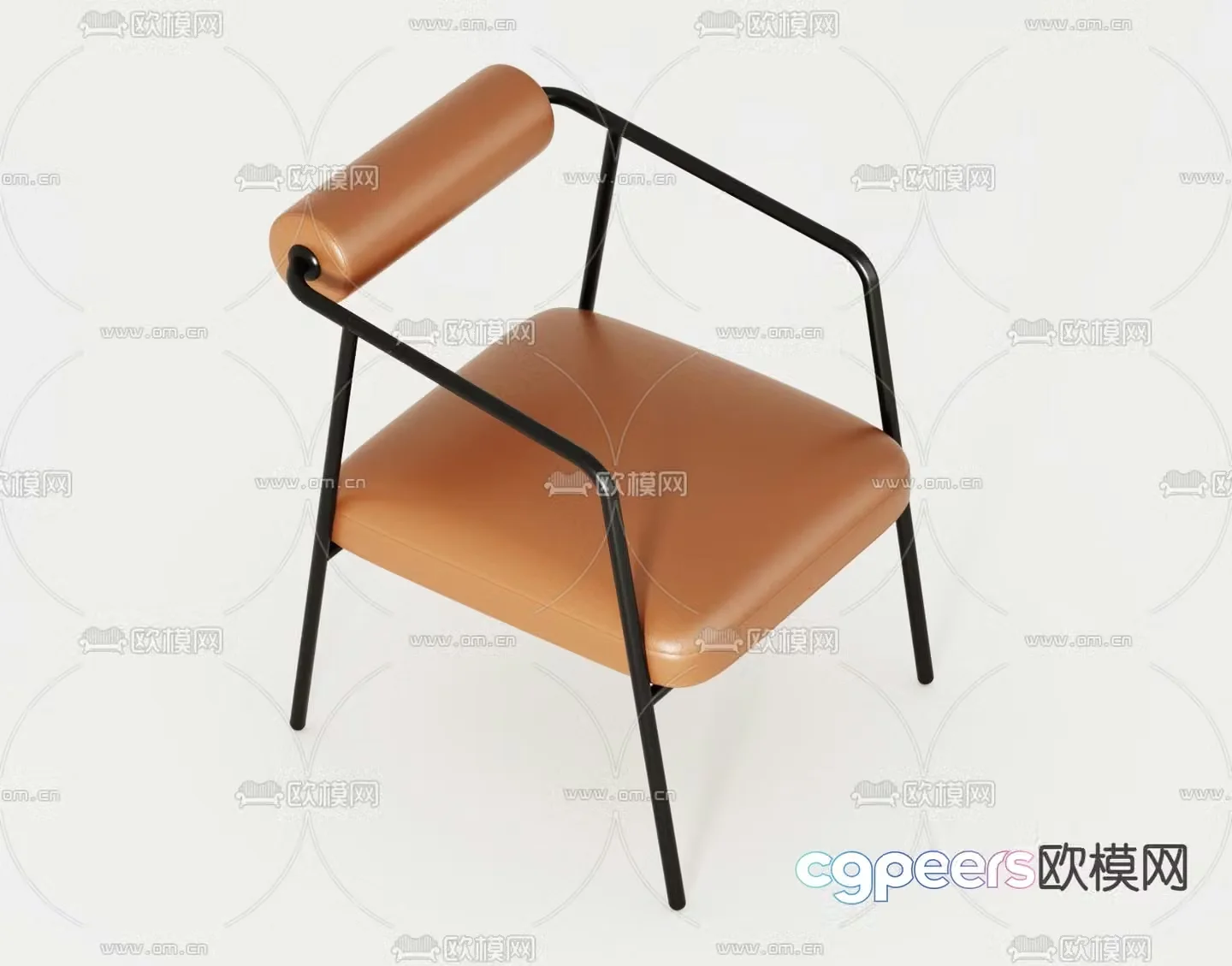 Modern chair leisure chair 3d model