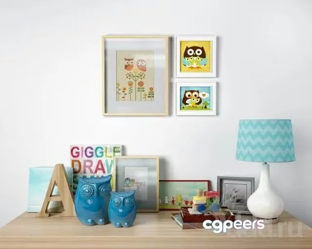 3ds Max Free – Childrens decorative set