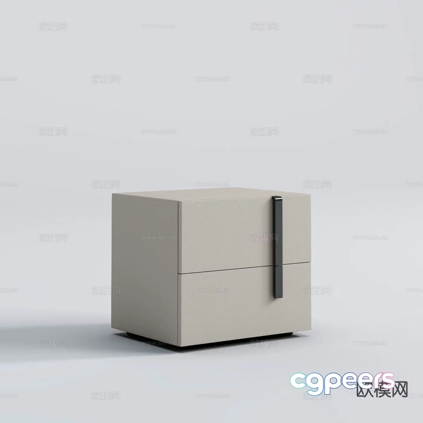 Modern bedside table 3d model