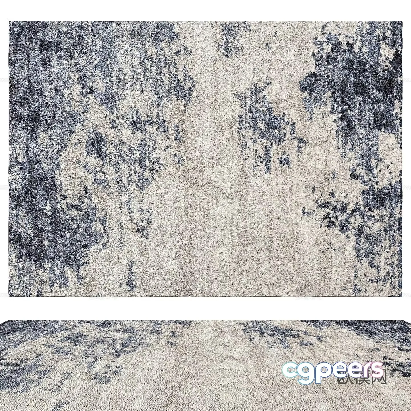 Modern carpet 3d model
