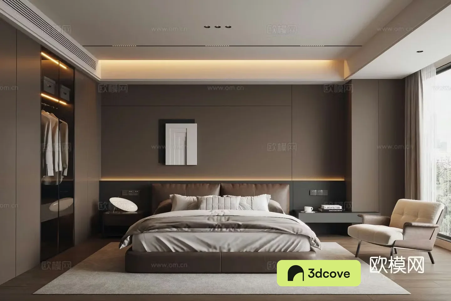 Modern Italian bedroom master room