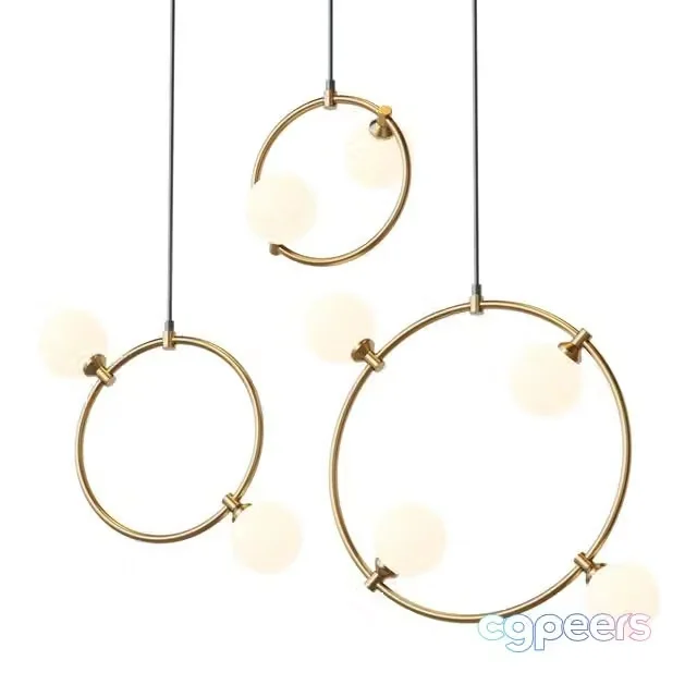 3ds Max Free – Loft Industry Modern – Circle Bubble- LED7