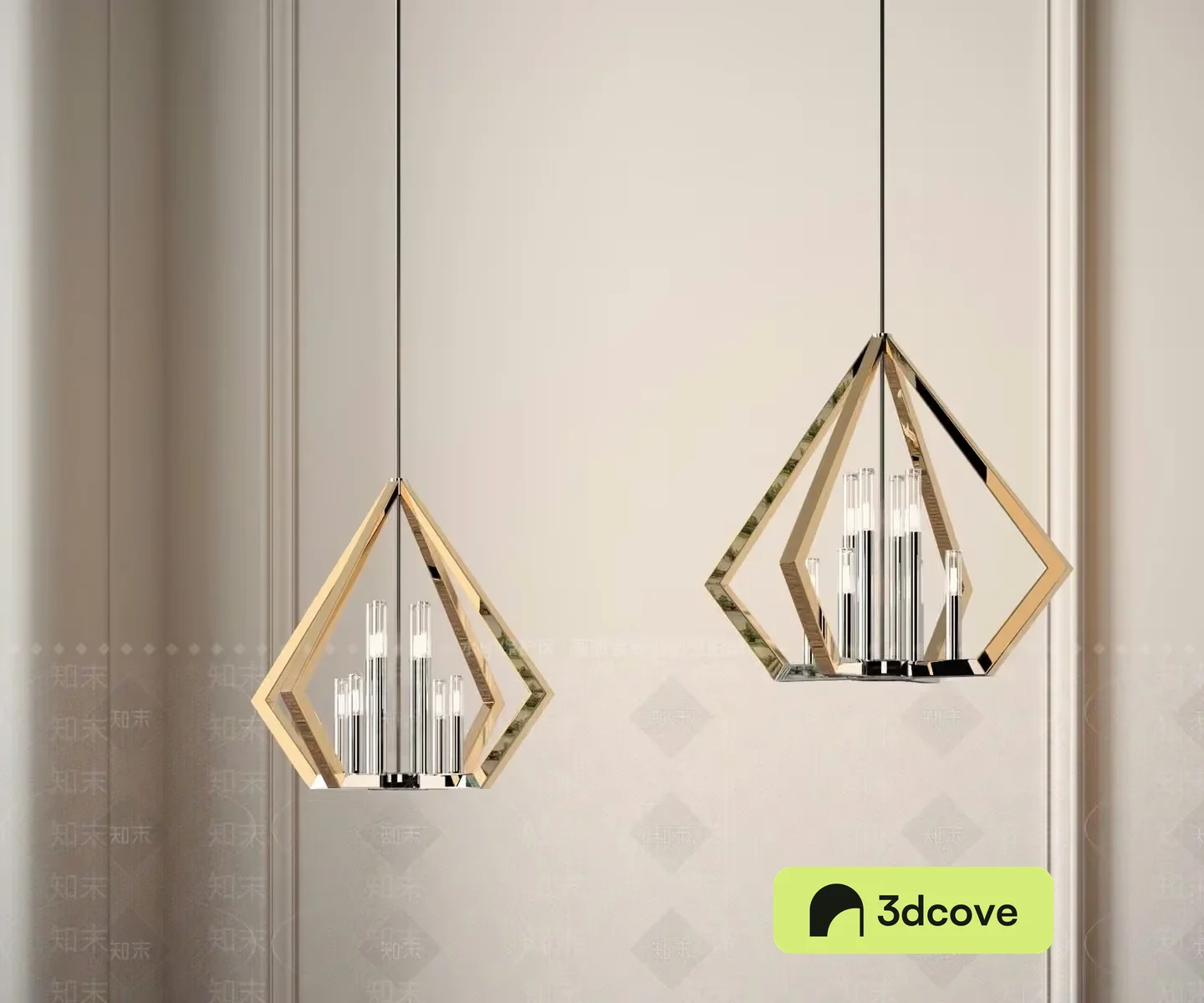Gold Light Fixture