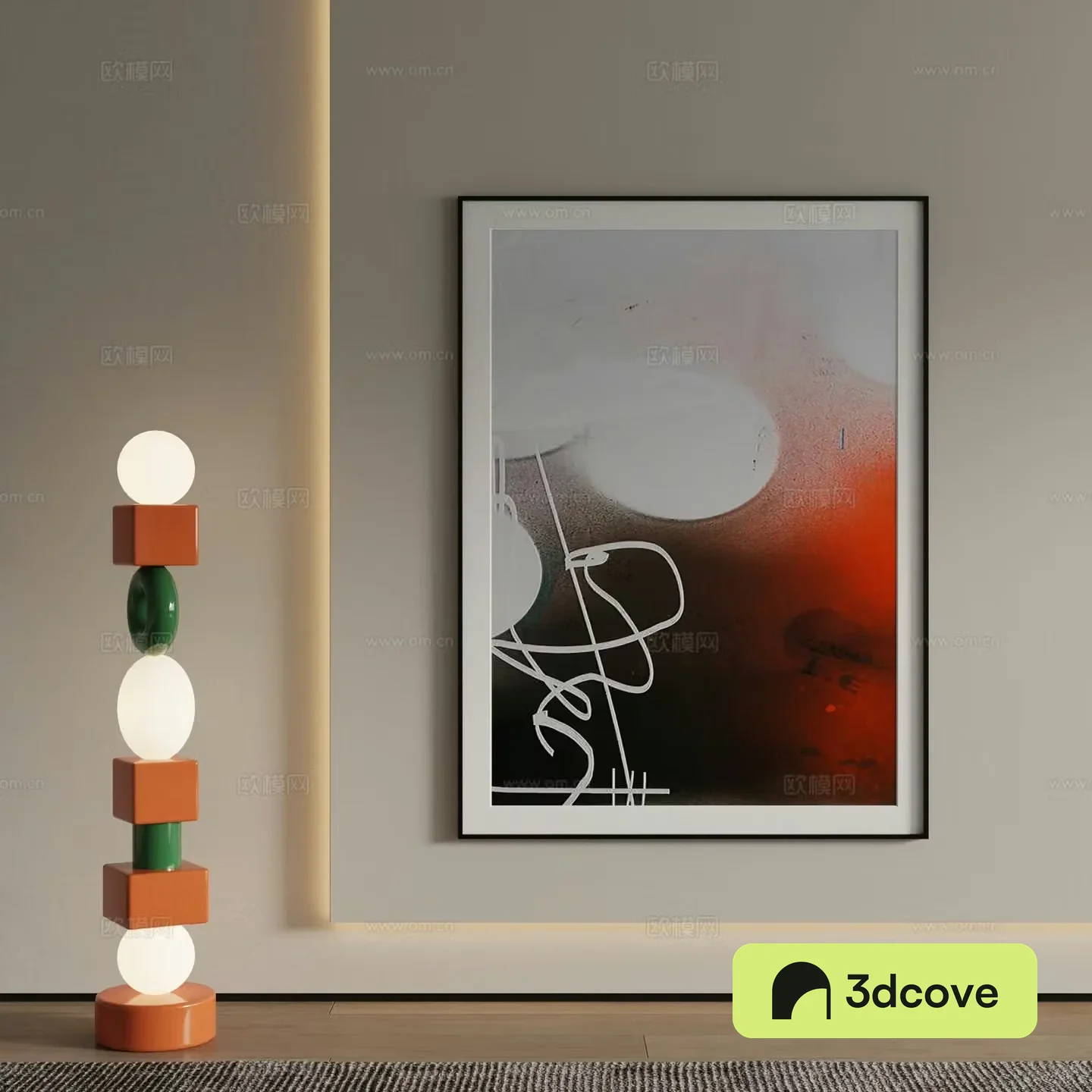 Modern decorative painting Abstract hanging painting