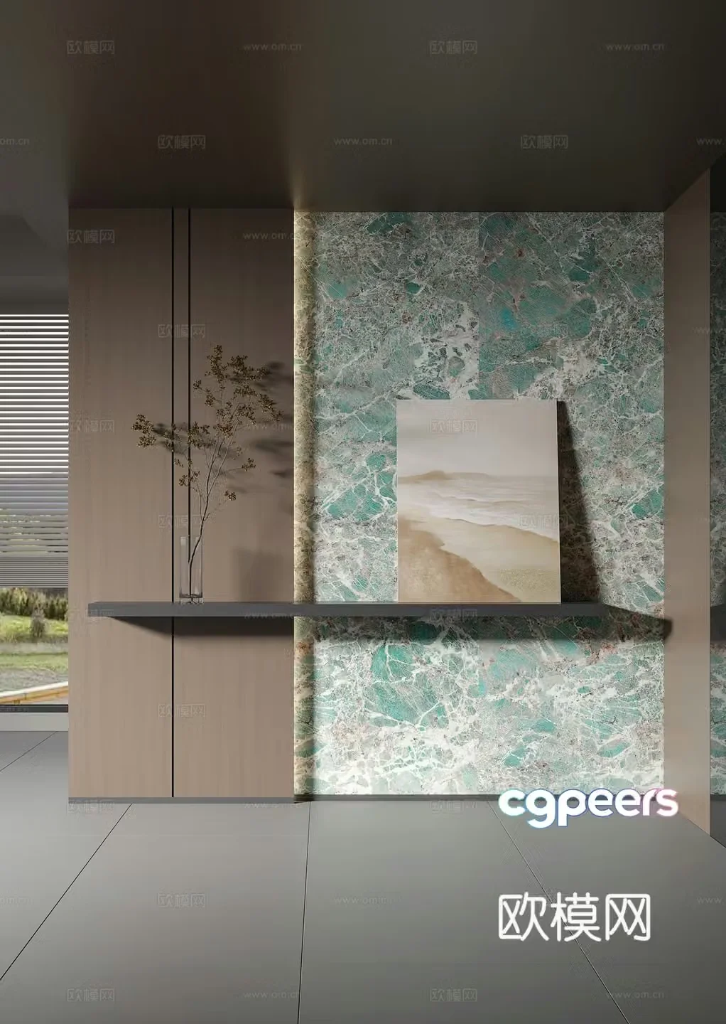 Modern Italian entrance 3D model