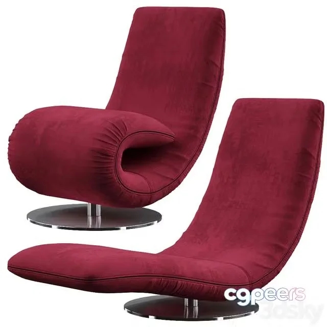 3ds Max Free – Ricciolo daybed