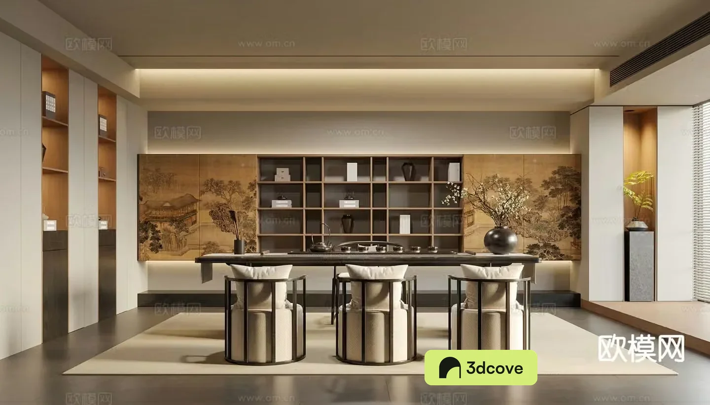 New Chinese tea room
