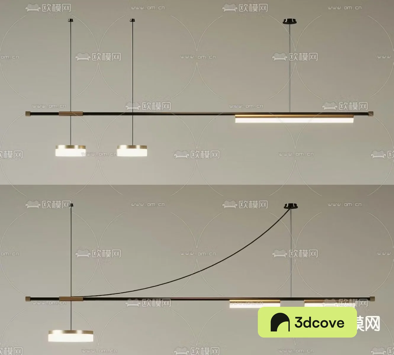 Light luxury chandelier hall chandelier