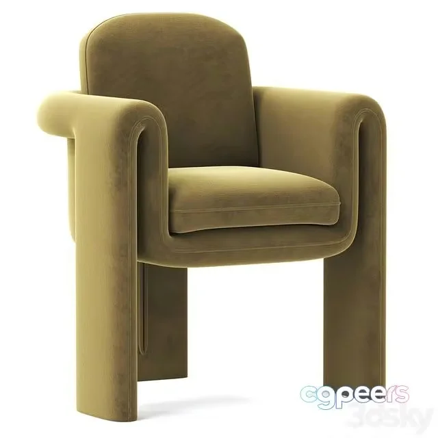3ds Max Free – Floria Velvet Chair