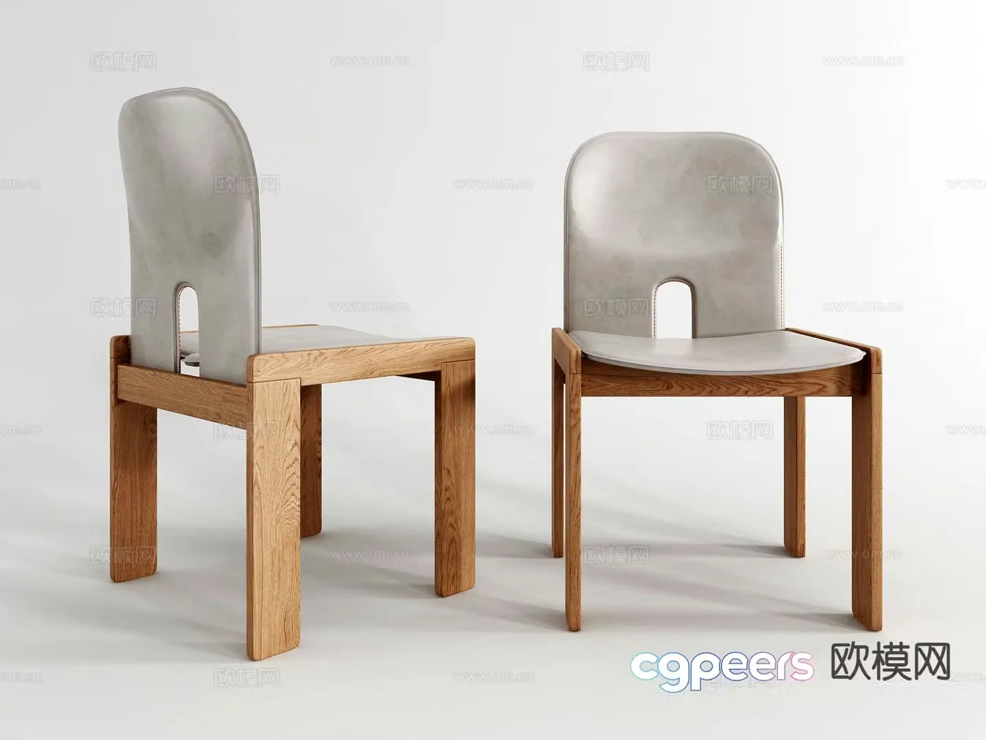 Modern chair single chair 3d model