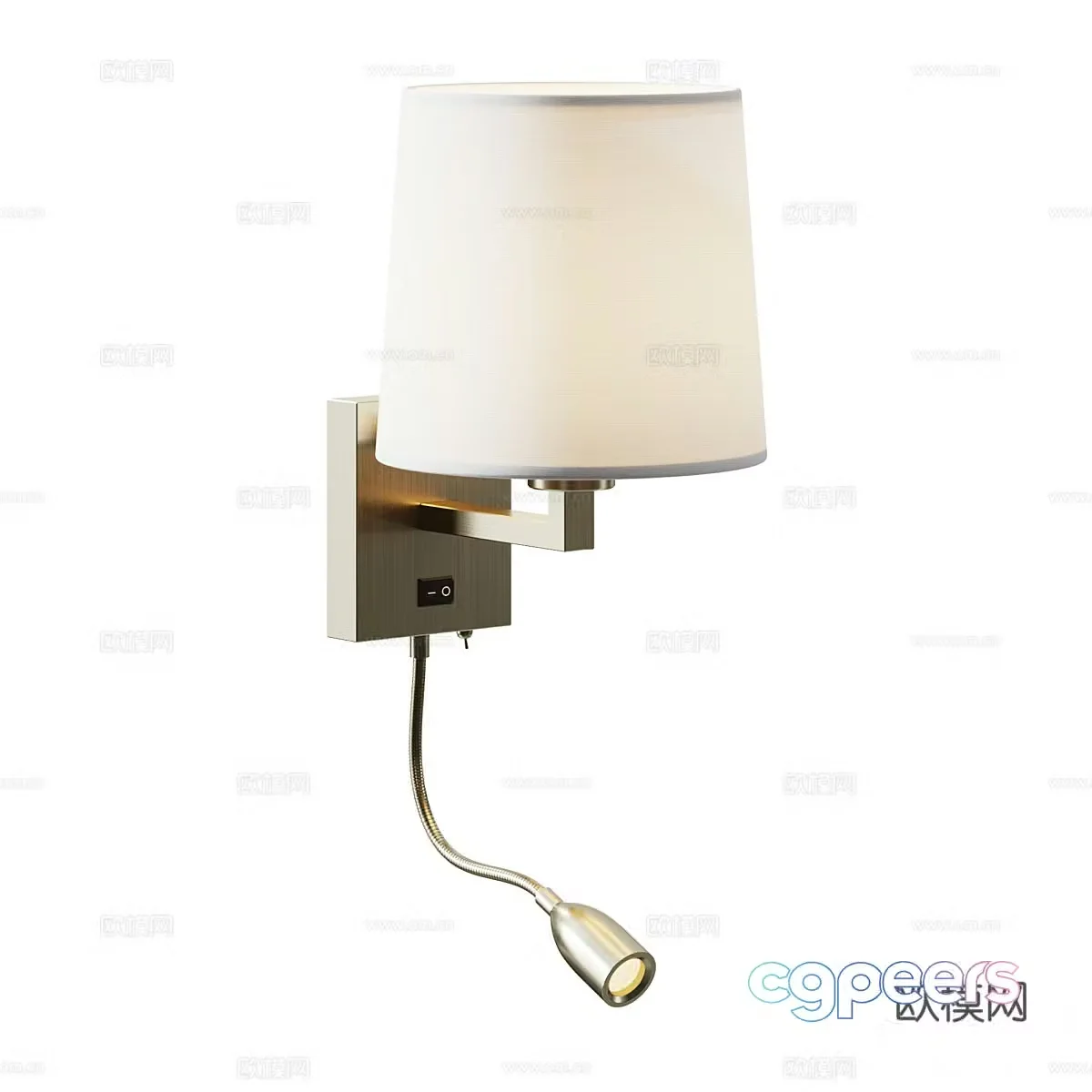 Modern Italian light luxury decorative wall light 3d model