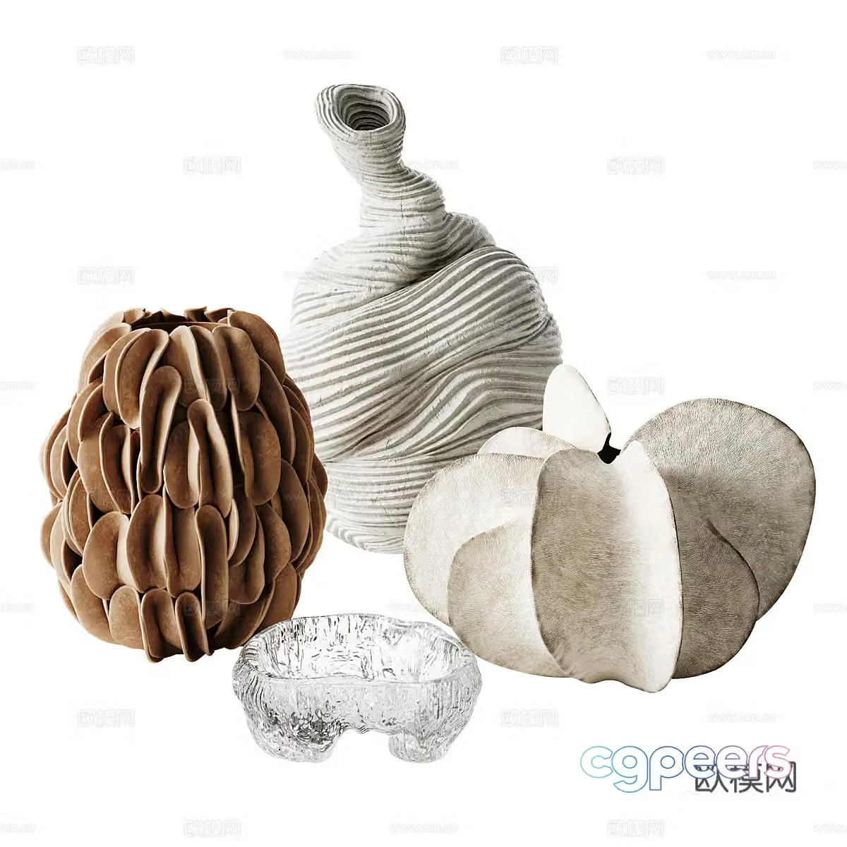New Chinese vase ceramic ware 3D model