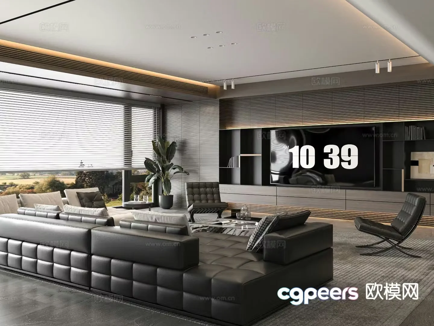 Italian living room 3d model
