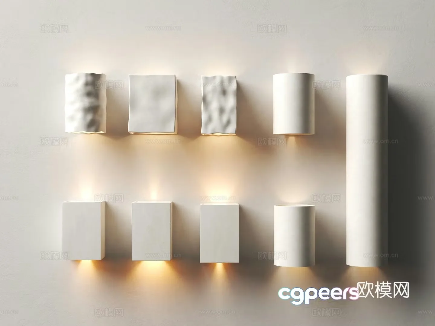 Wasabi wind wall lamp Cream wind wall lamp Modern wall lamp Wall decoration lamp Art lamp Wasabi wind 3d model