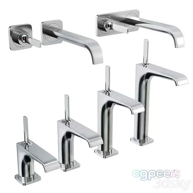 3ds Max Free – AXOR CITTERIO E basin mixers 02