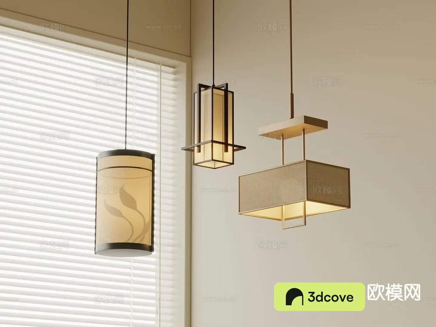 New Chinese style chandelier bedside small chandelier