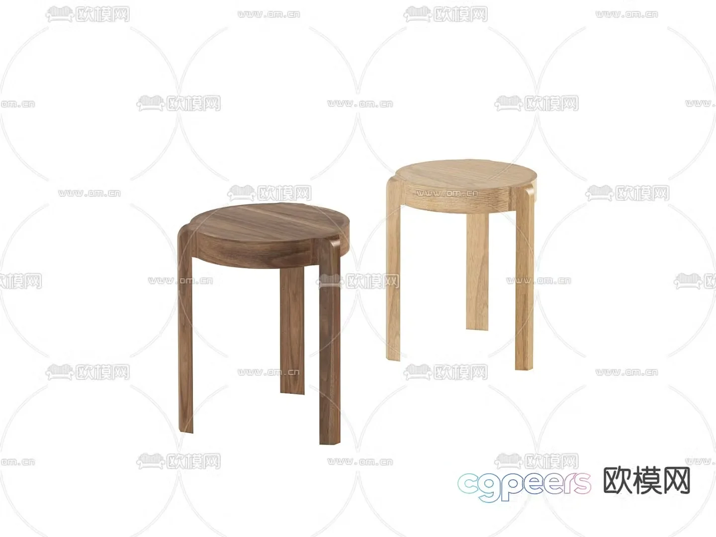 Stool Stool Round Stool 3d model