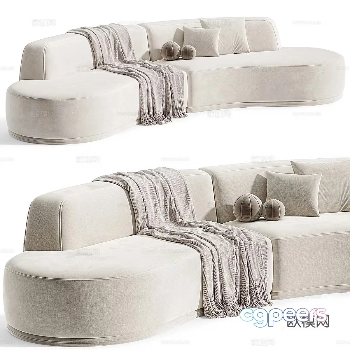 Multiplayer sofa 3d model
