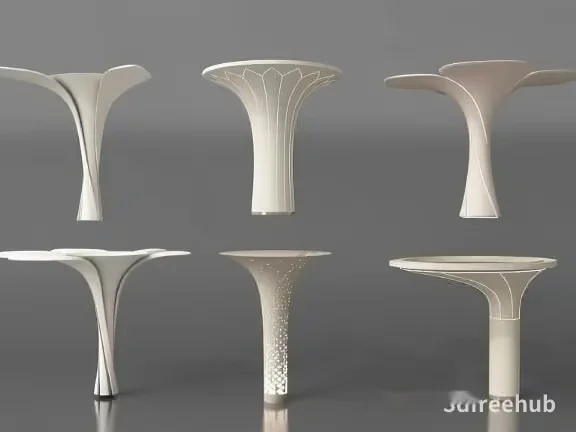 Modern 3D Tables 3D Model – 20465 – VRAY Render