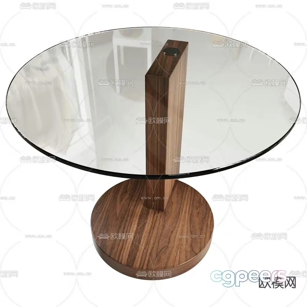Angel Cerda side table corner table round table table table 3d model