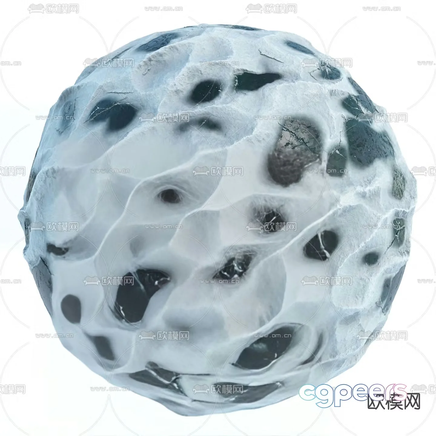 Wall texture Ice hanging texture Frozen texture 3d model