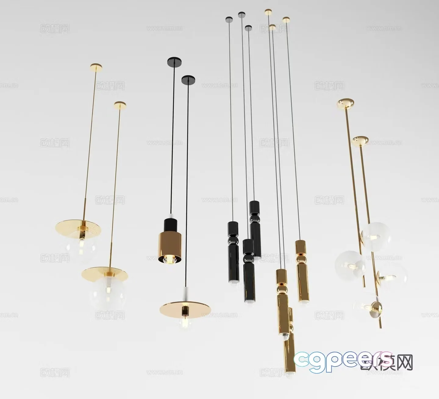 Lamp chandelier 3d model