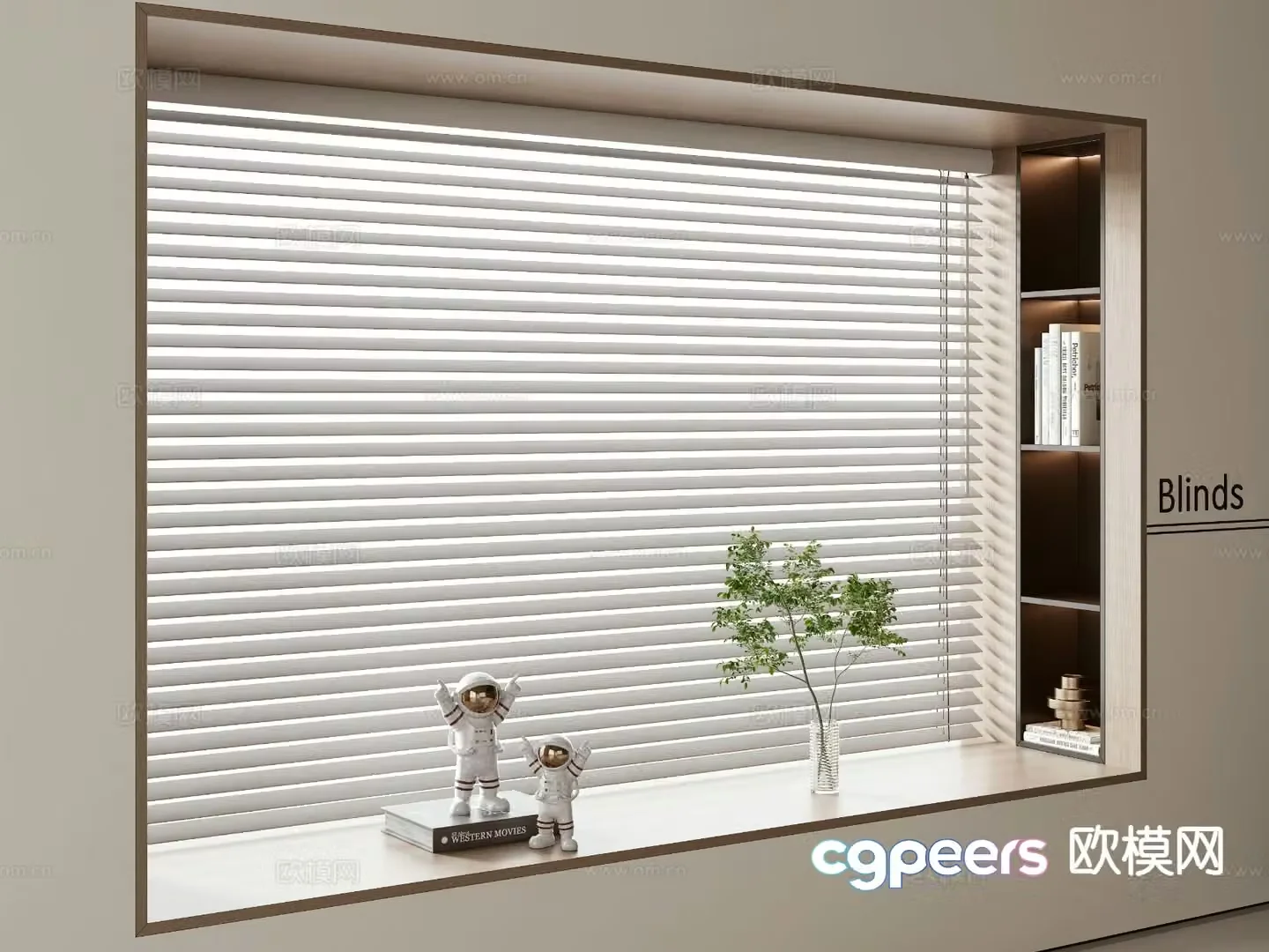 Modern Venetian Blinds 3d model