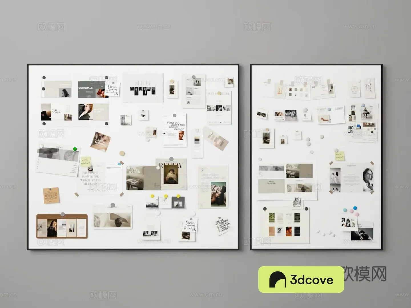 Sticky note board