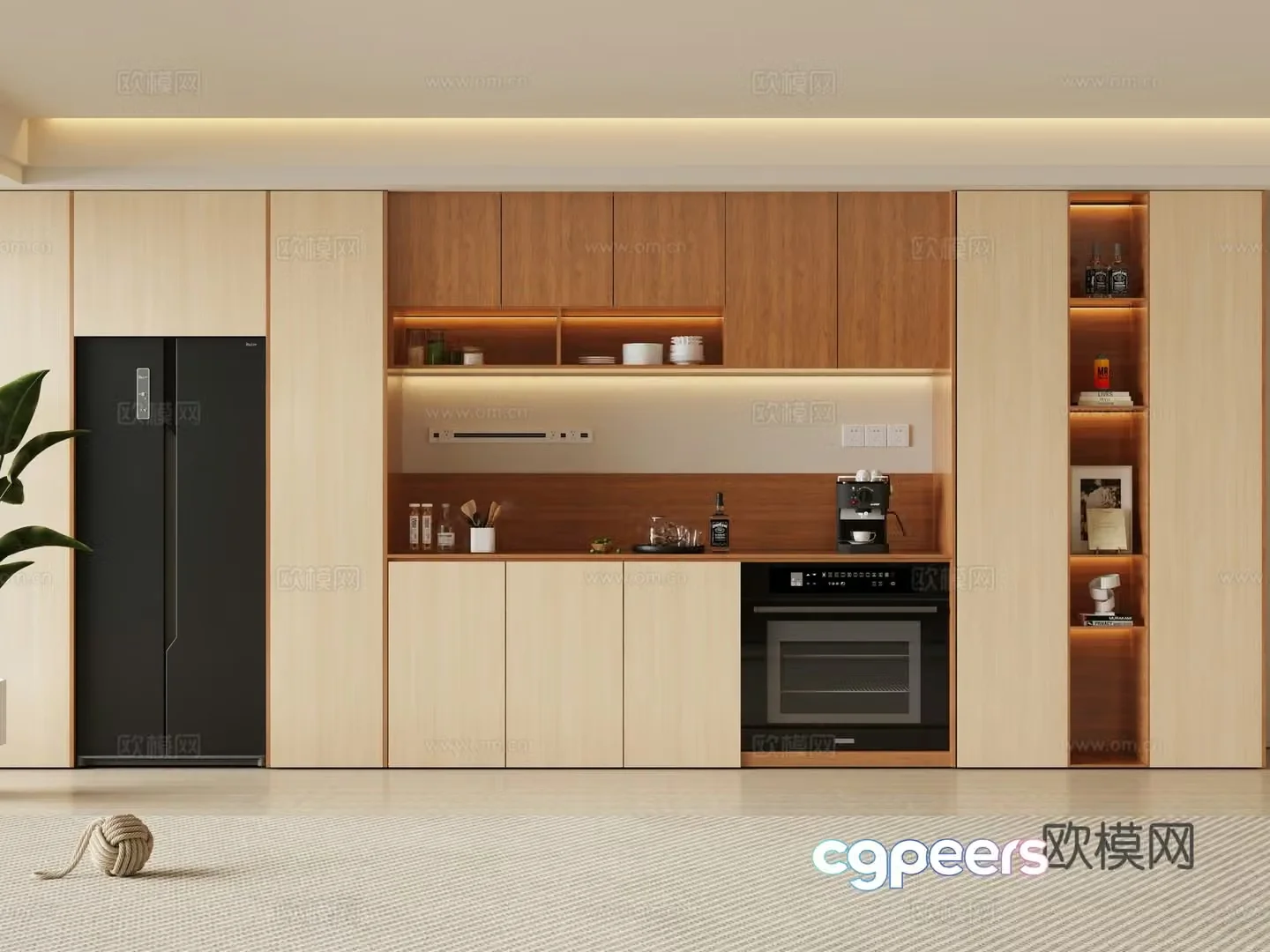 Modern sideboard 3D model