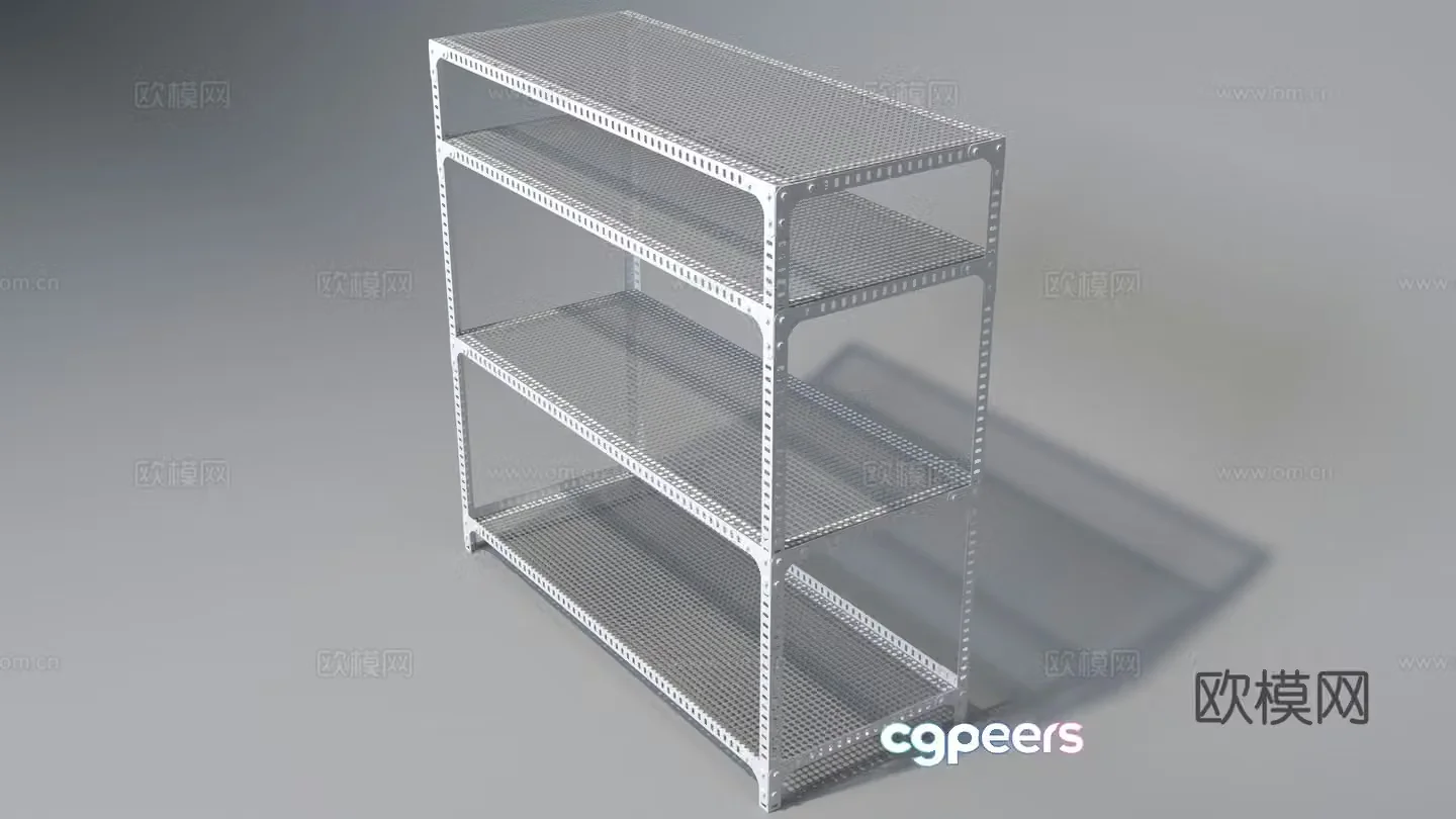 kitchen shelf 3d model