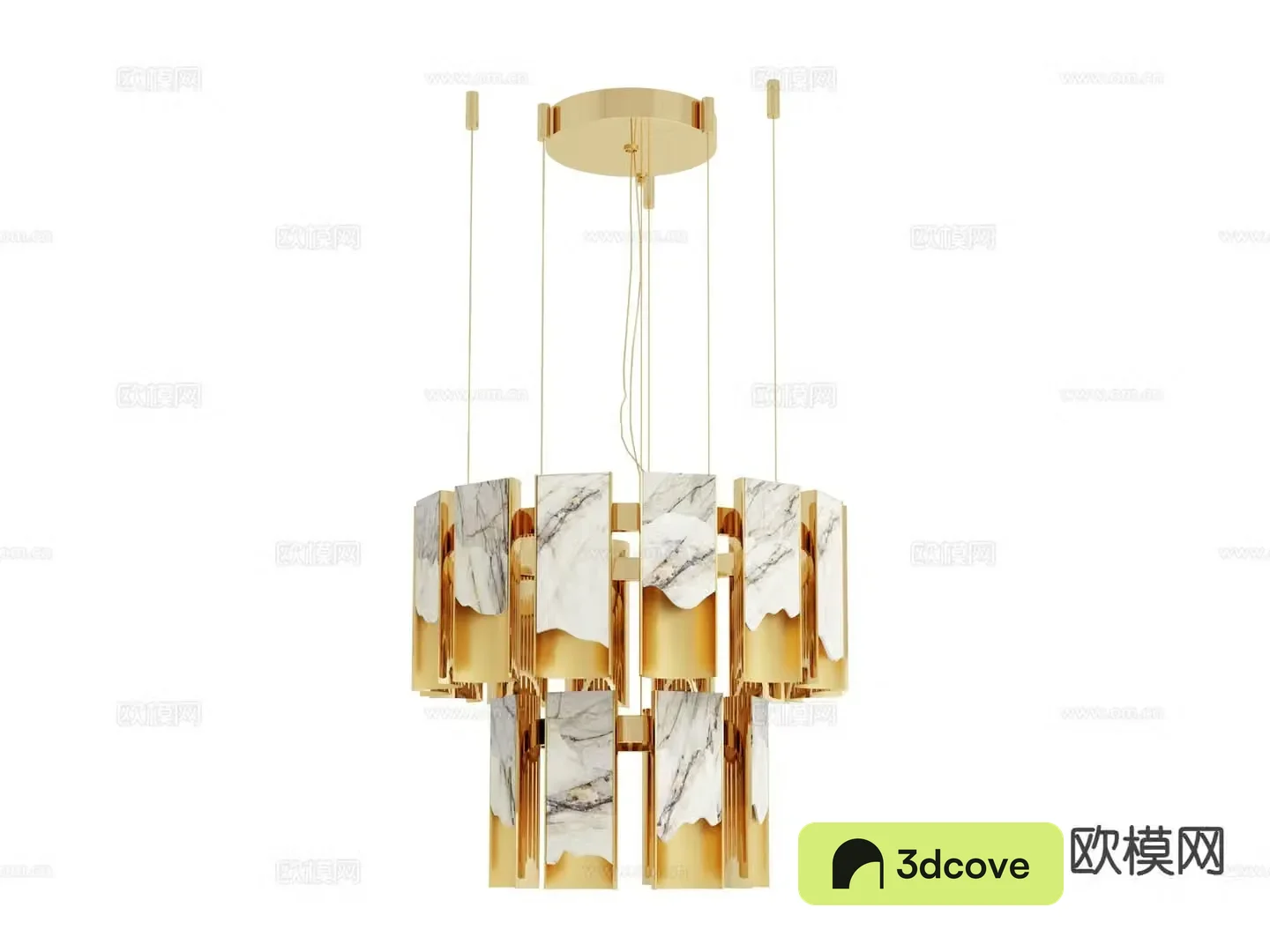 visionnaire light luxury chandelier 3d model of lobby chandelier