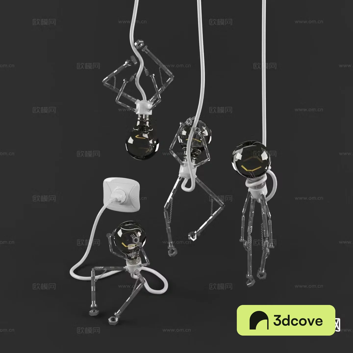 Creative villain chandelier
