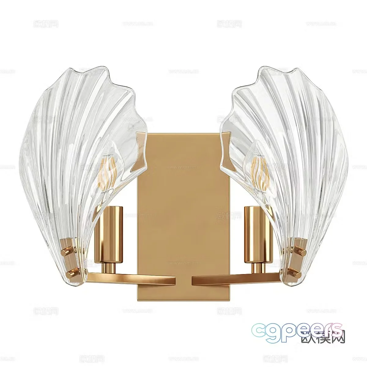 Modern simple and light luxury wall lamp wall lamp simple wall lamp decorative wall lamp glass wall lamp lamp 3d model