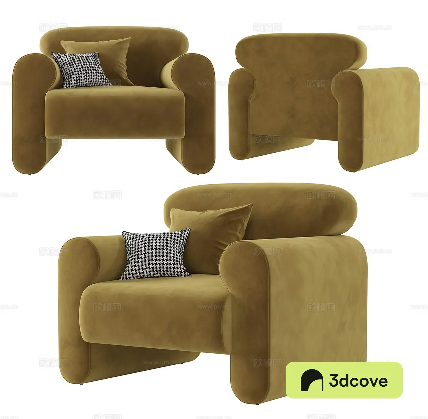 Modern single sofa