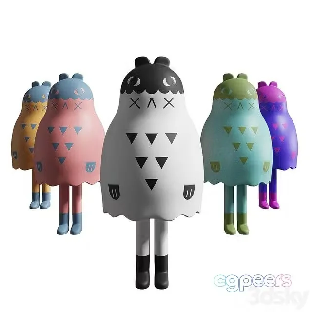 3ds Max Free – Boo Bear by Andrea Kang