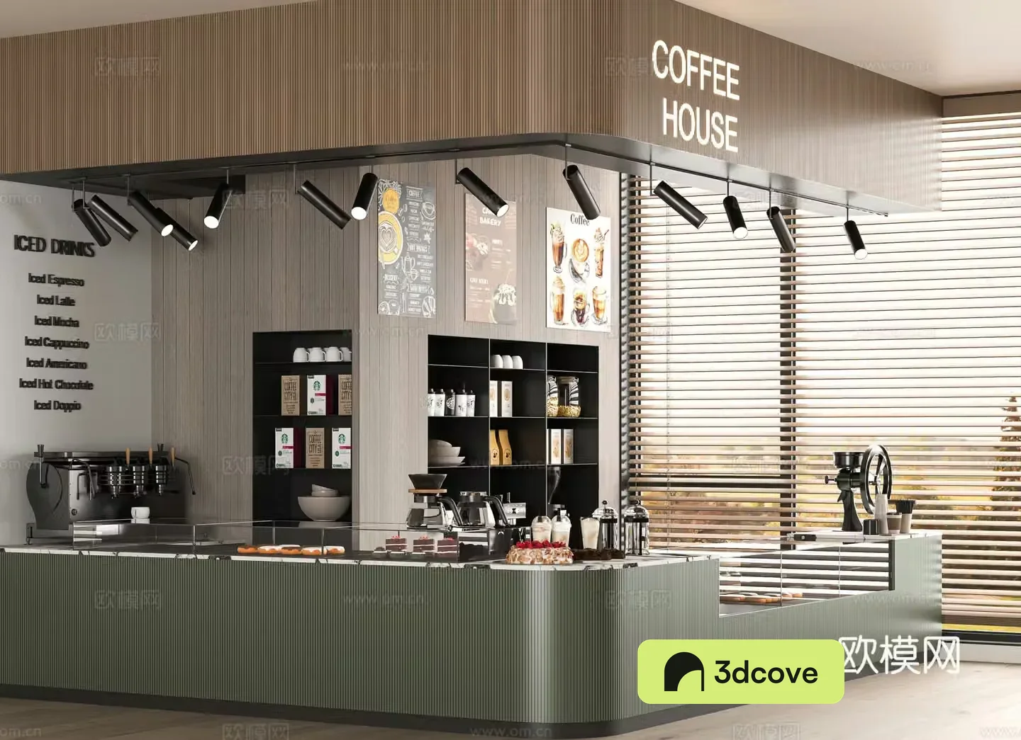 Modern cafe