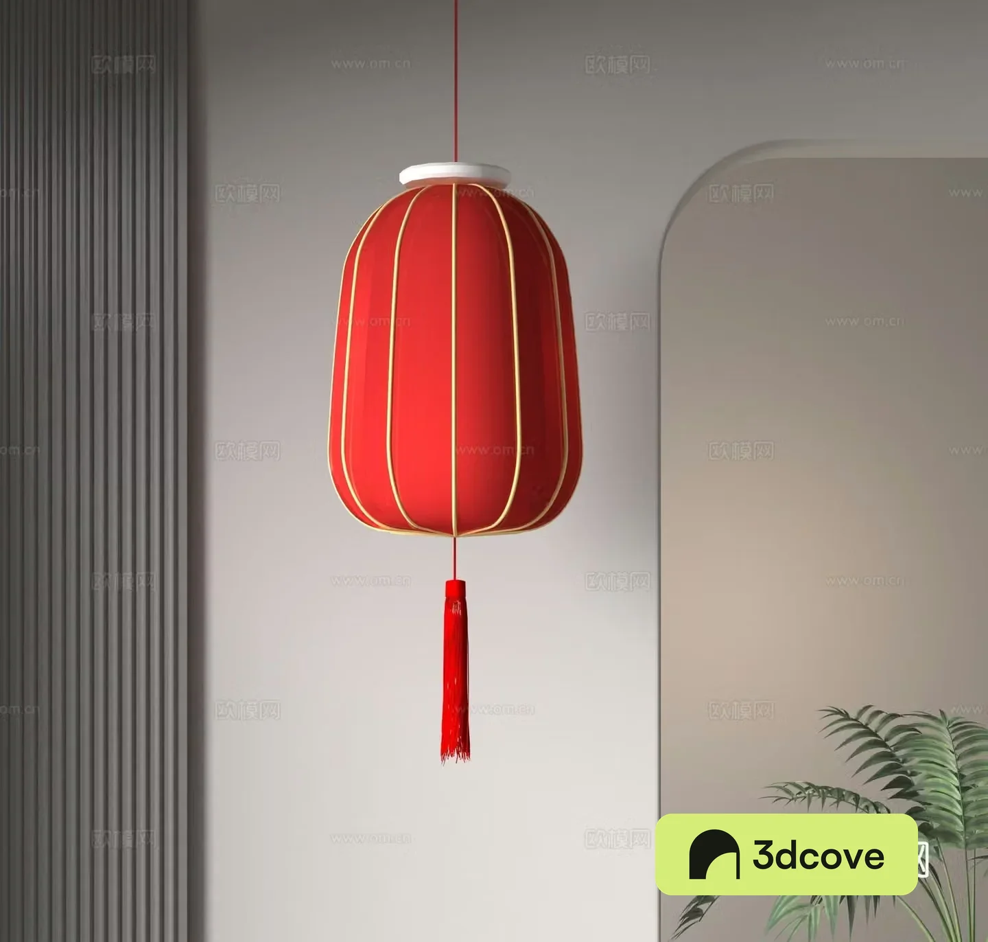 Chinese red lantern