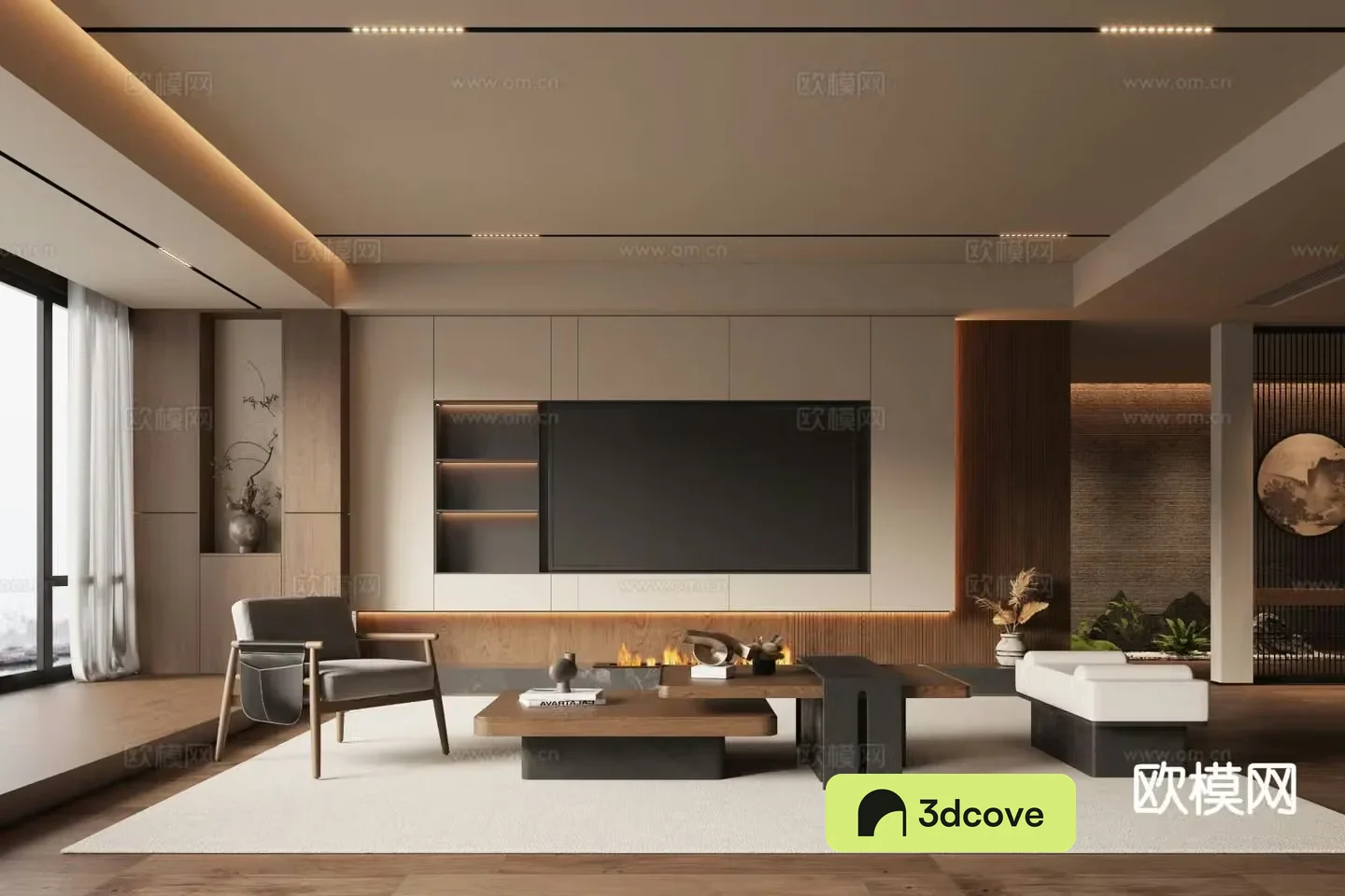 New Chinese Song style living room